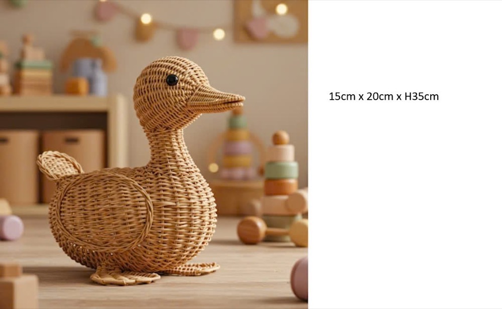 Rattan Duck Basket