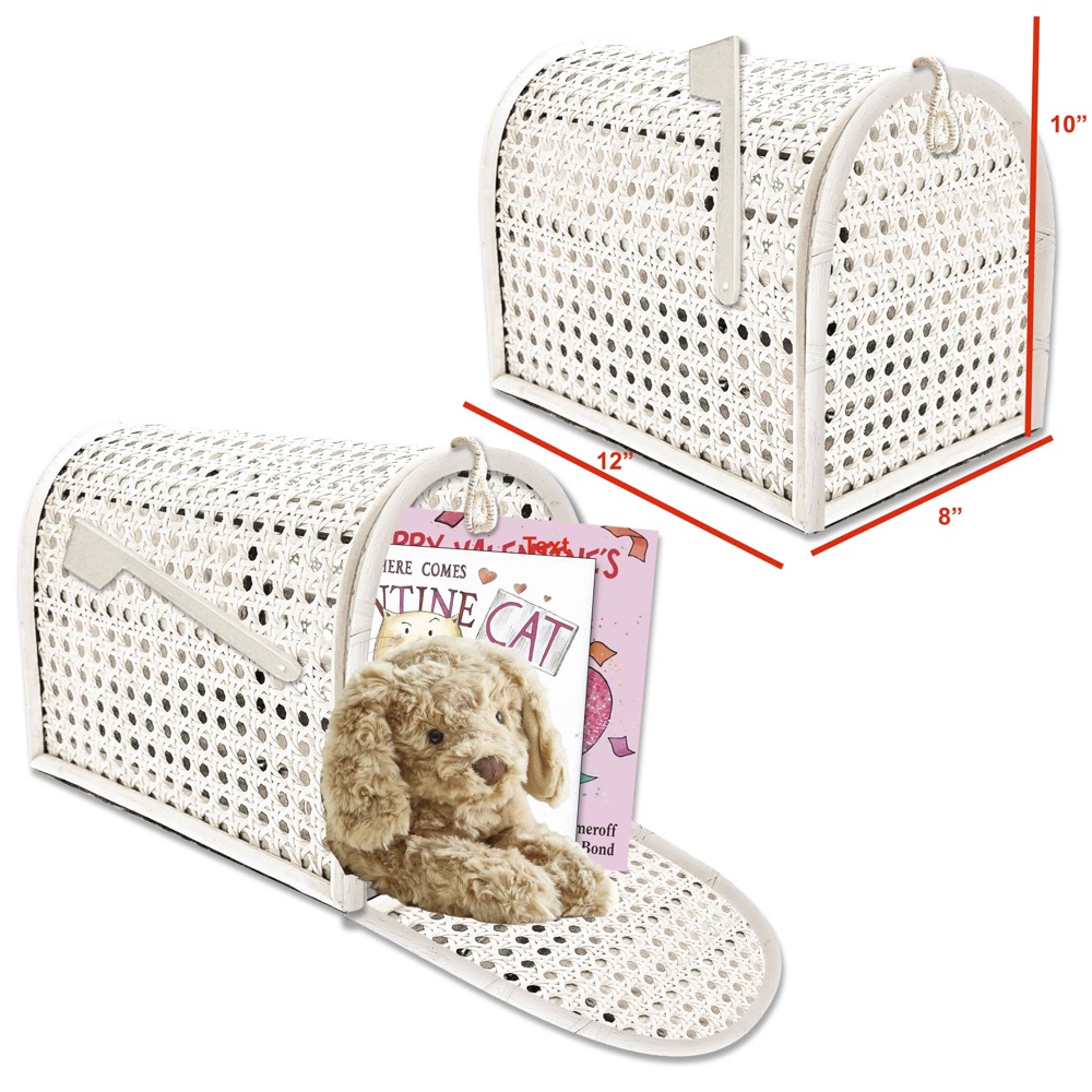 Rattan Mailbox Basket