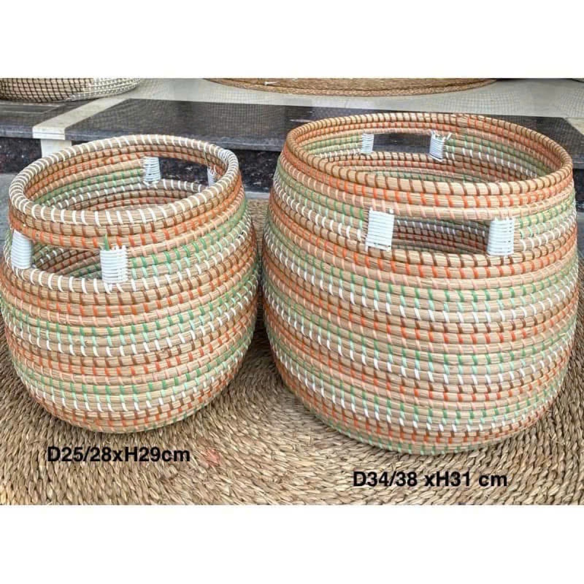 Giỏ Cói Bụng Phệ